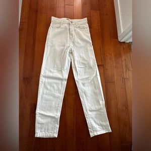White Zara pants